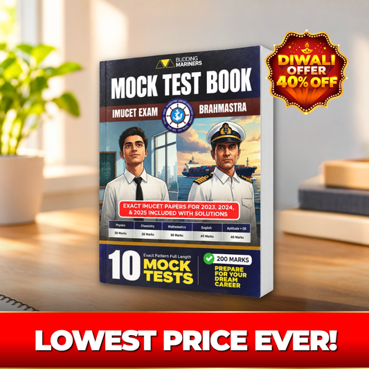 Budding Mariners IMUCET Mock Test Book - 10 Full Length Tests + 2023-25 Papers