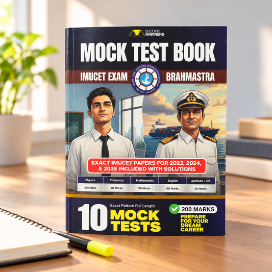 Budding Mariners IMUCET Mock Test Book - 10 Full Length Tests + 2023-25 Papers